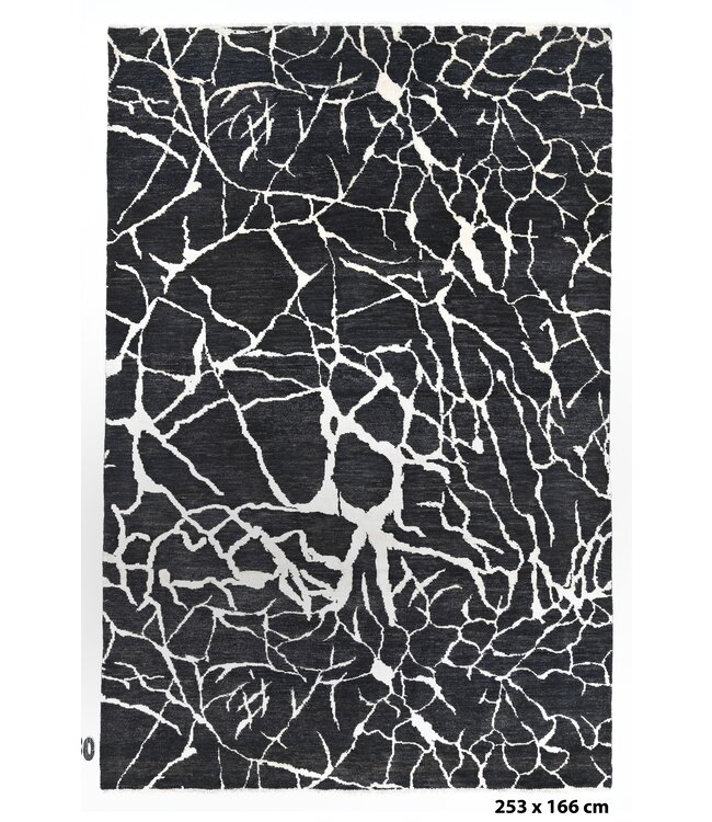 Zwart Zebrakleed 253 x 163 cm