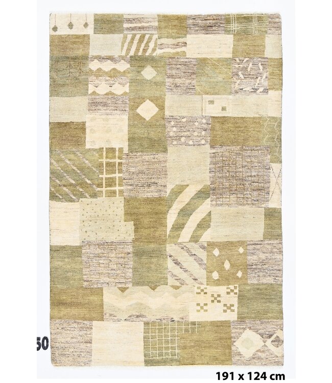 Plain Abstract Rug 191 x 124 cm