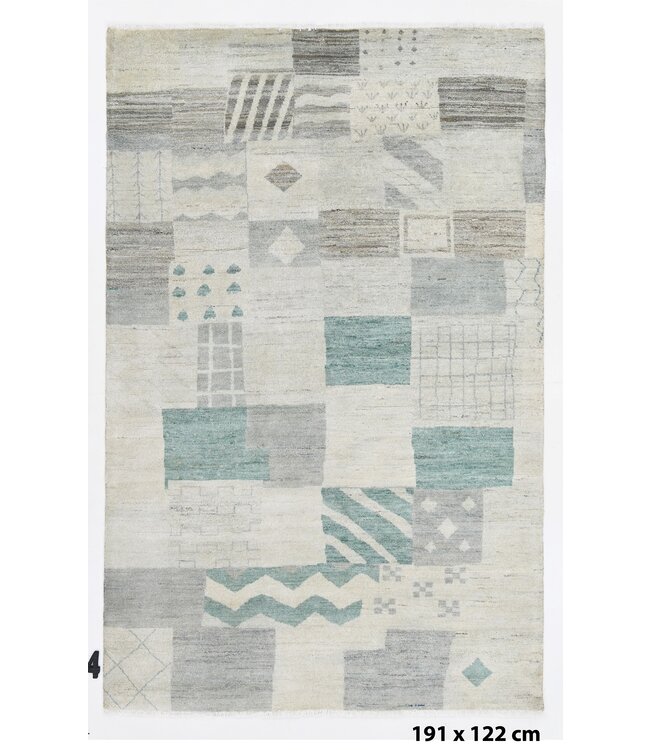 Plain Abstract Rug 191 x 122 cm