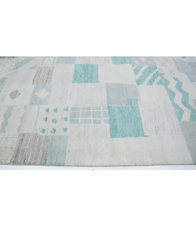 Effen abstract vloerkleed 191 x 122 cm