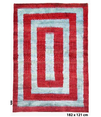 Kelimshop Quadratischer Vierpass-Teppich, 182 x 121 cm Kelimshop Quadratischer Vierpass-Teppich, 182 x 121 cm