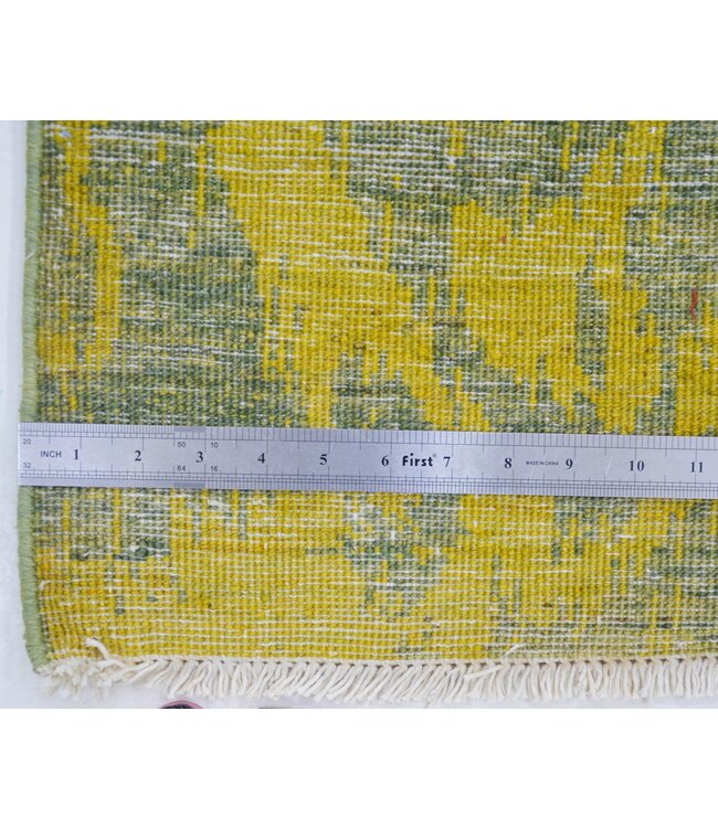 Damask Yellow Rug 176 x 120 cm