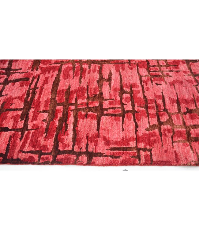 Red Zebra Stitch 124 x 120 cm