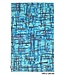 Kelimshop Blue Zebra Stitch Rug 193 x 120 cm