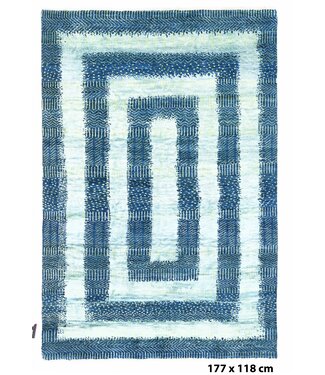 Kelimshop Quadratischer Vierpass-Teppich, 177 x 118 cm Kelimshop Quadratischer Vierpass-Teppich, 177 x 118 cm