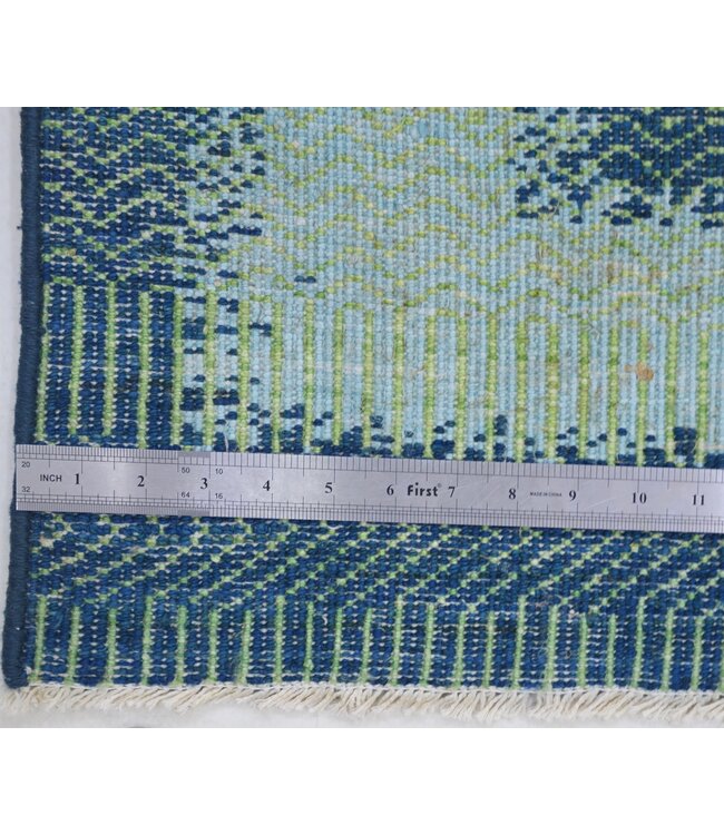 Quadratischer Vierpass-Teppich, 177 x 118 cm