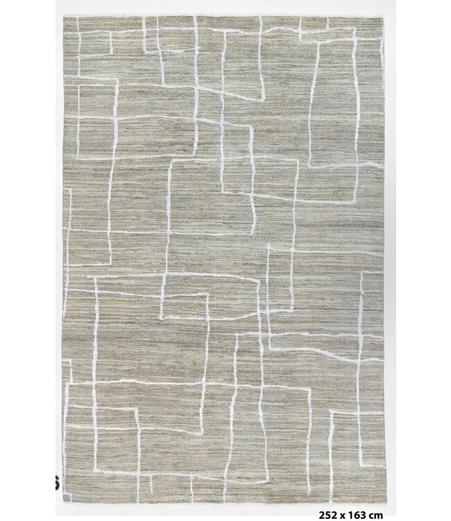 Witte Lijn in Modderdeken 252 x 163 cm