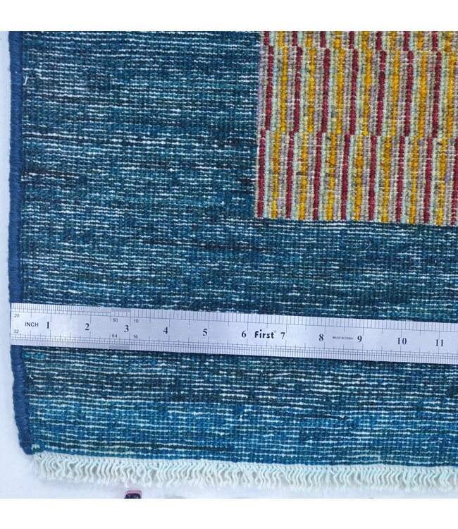 Gingham-Schachteppich 241 x 162 cm