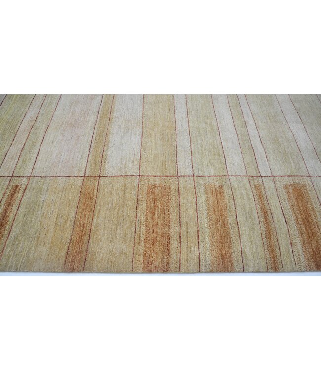 Orange  Windowpane Rug  245 x 161 cm