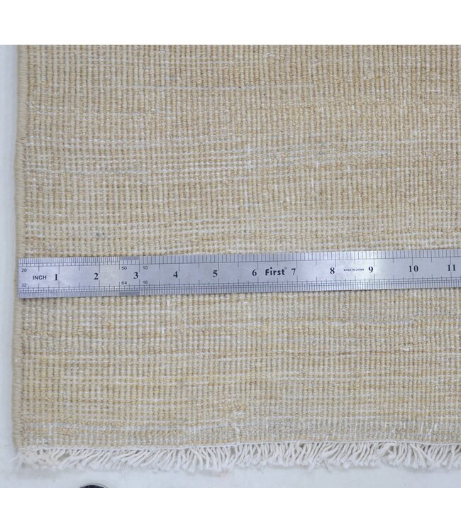 Ockerfarbener Teppich 214 x 153 cm