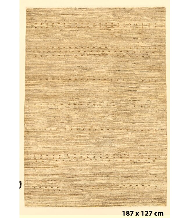 Creme Dotted Rug 187 x 127 cm