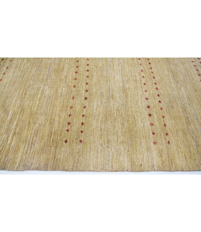 Cremefarbener gepunkteter Teppich, 239 x 165 cm