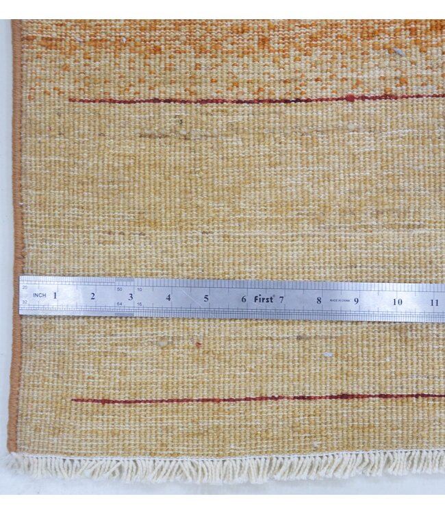 Orange  Windowpane Rug 244 x 166 cm