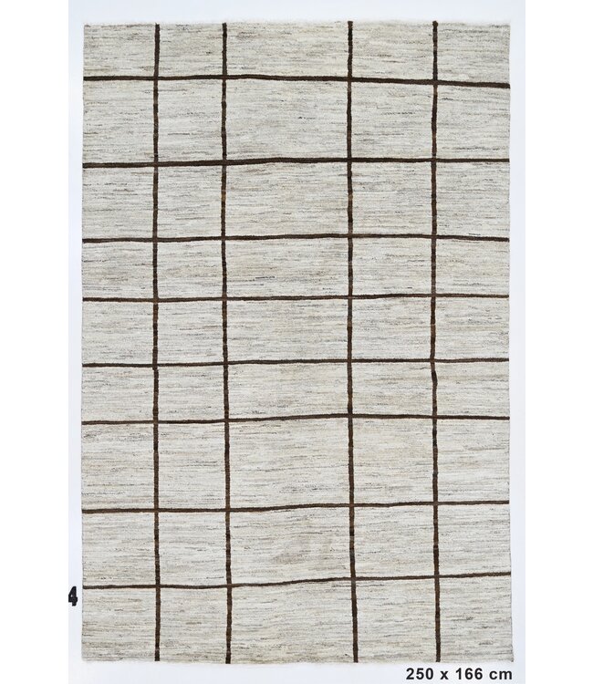 Dun herderruitkleed 250 x 166 cm