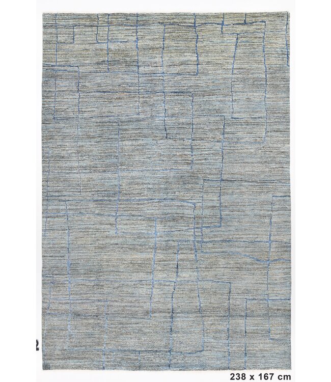 Jagran Blue Rug 238 x 167 cm