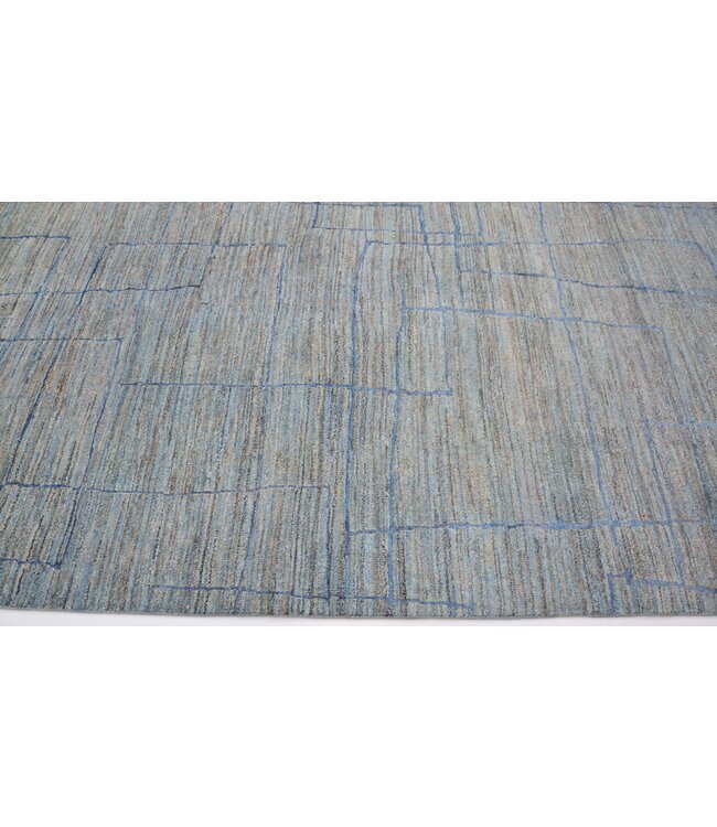 Jagran Blauw vloerkleed 238 x 167 cm