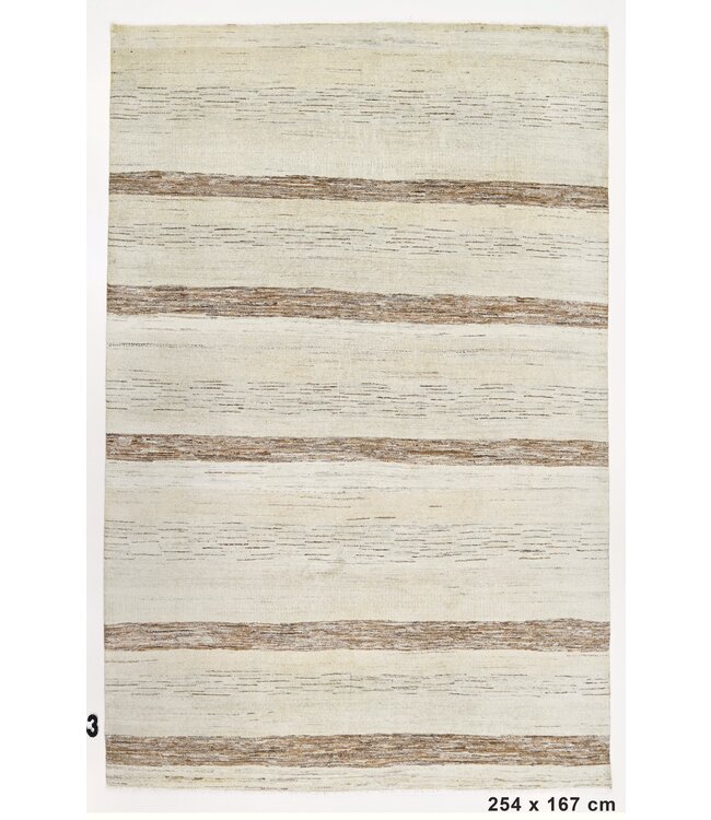 Wood Carved Rug 254 x 167 cm