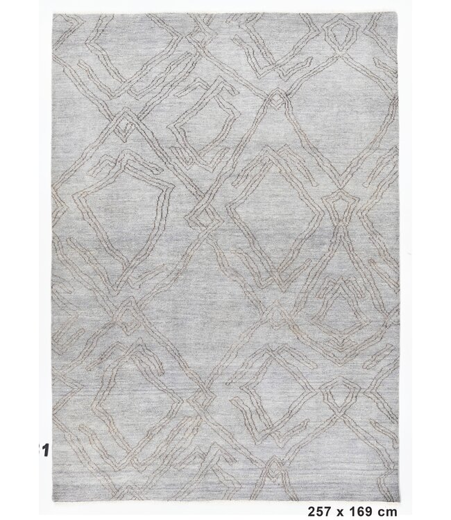 Trigon geometrisch vloerkleed 257 x 169 cm