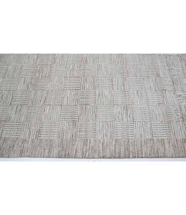 Gingham-Schachteppich 241 x 167 cm