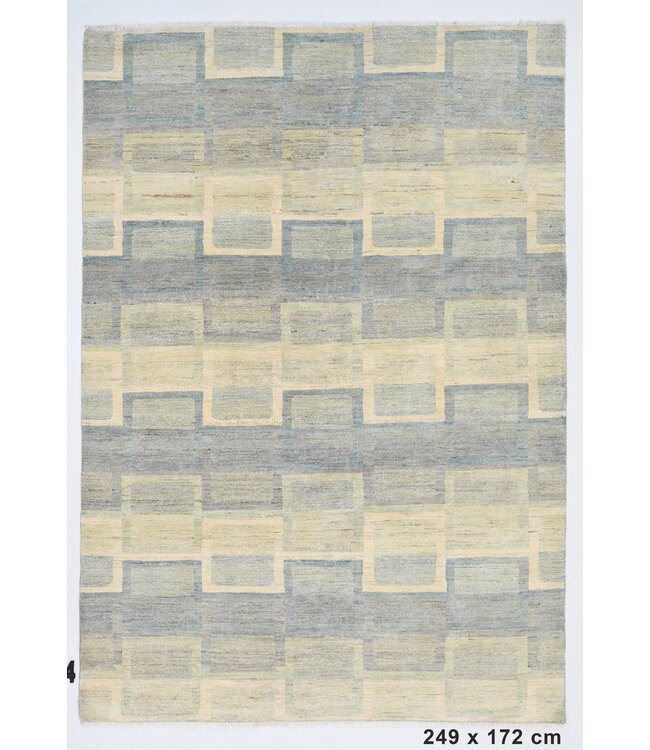 Einzelliger mehrfarbiger Teppich 249 x 172 cm