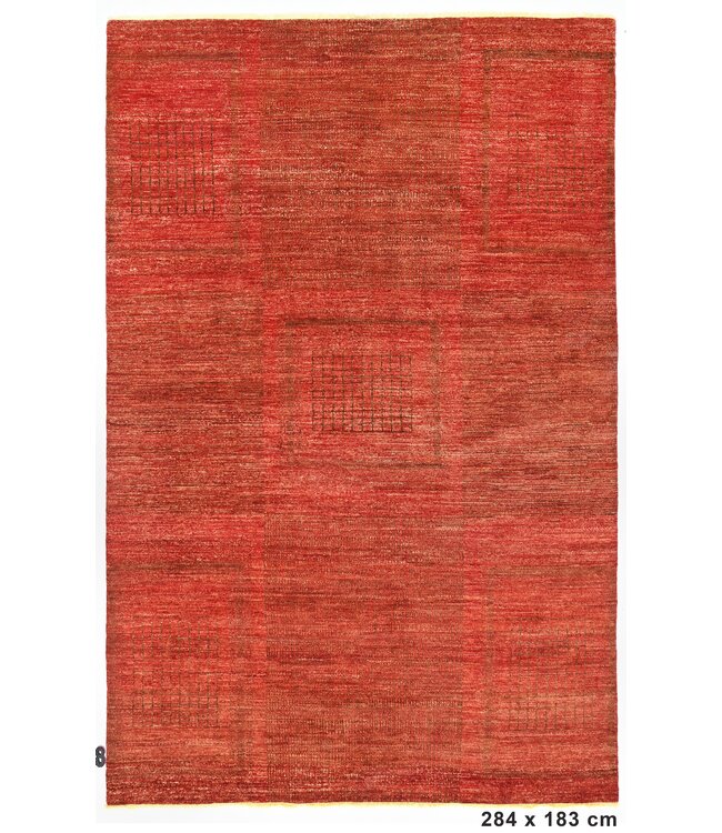 Quadra Rood Vloerkleed 284 x 183 cm