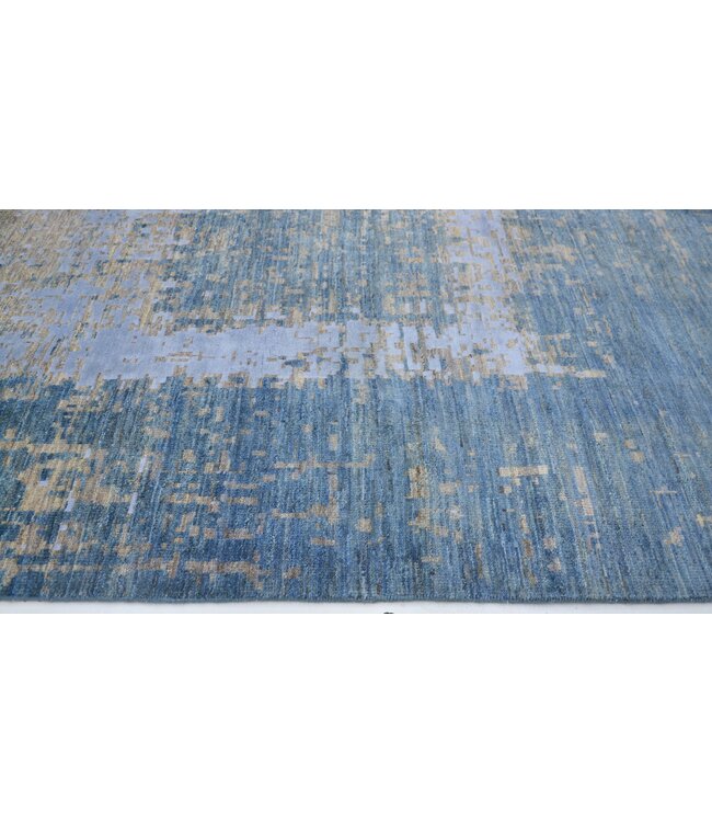 Abstract Cobalt Rug 274 x 183 cm