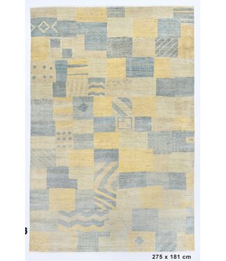 Schlichter abstrakter Teppich, 275 x 181 cm