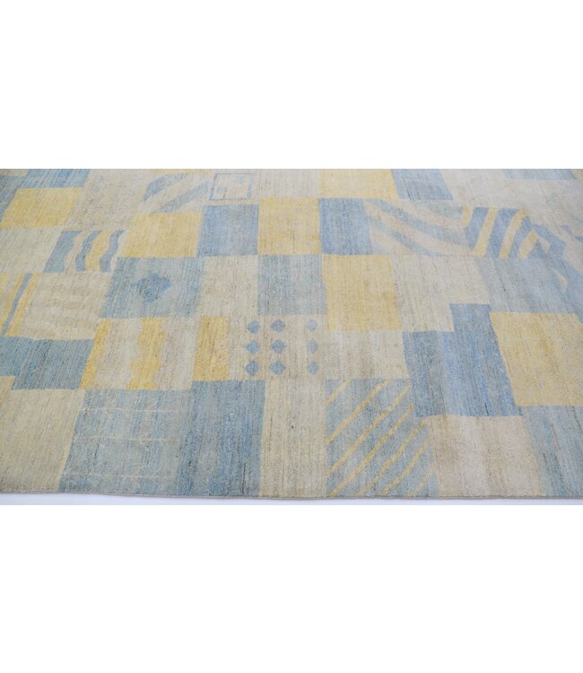 Effen abstract vloerkleed 275 x 181 cm