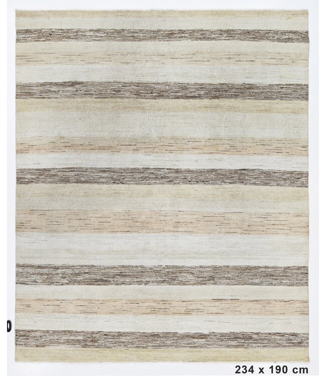 Wood Carved Rug 234 x 190 cm