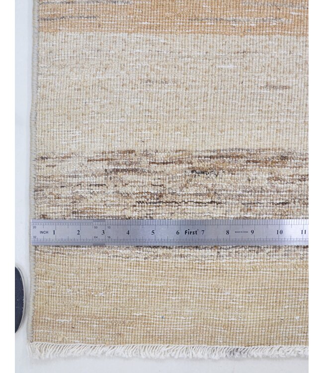 Houtgesneden vloerkleed 234 x 190 cm