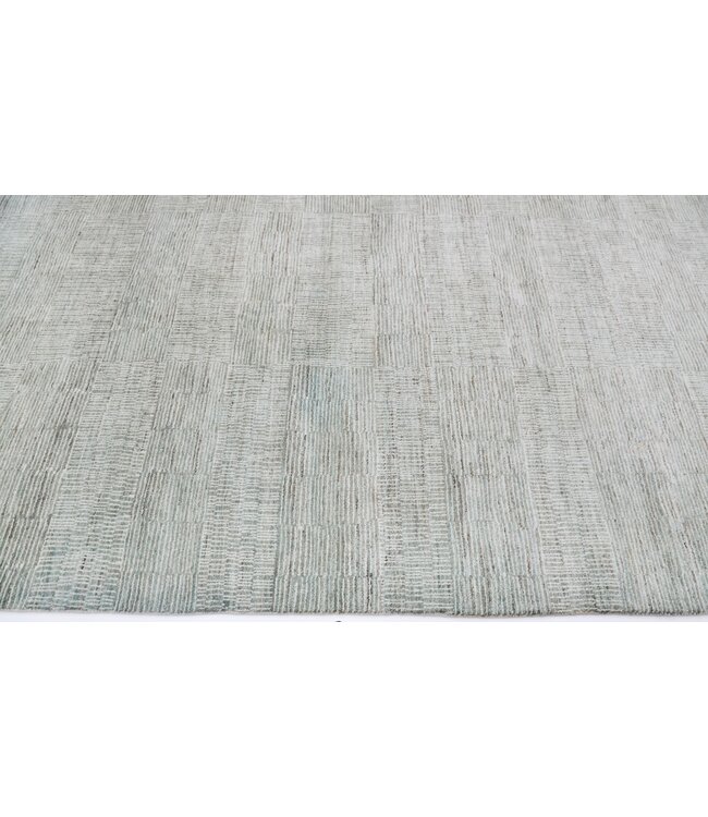 Verzadigd jagergroen vloerkleed 284 x 185 cm