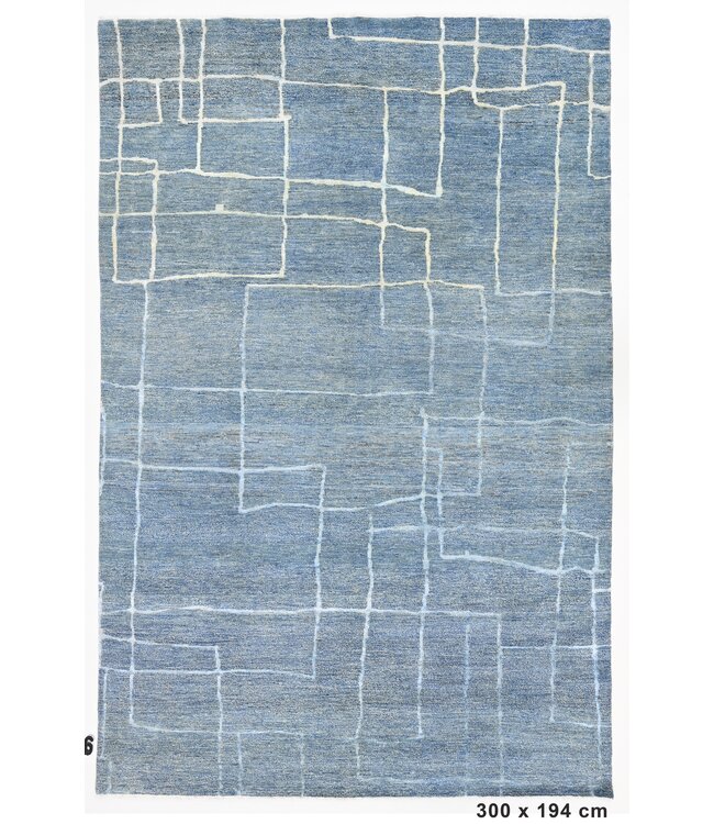 Teppich „White Line in Mud“, 300 x 194 cm