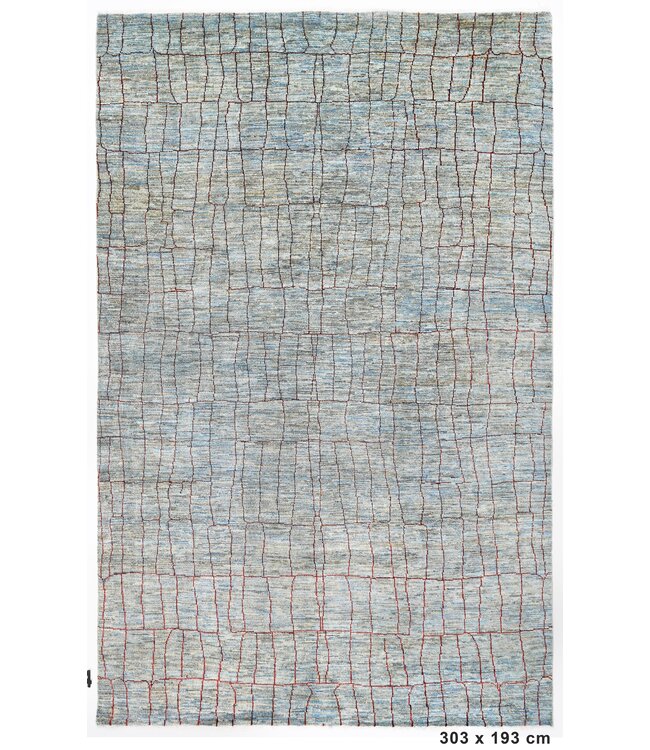 Jagran Blauer Teppich 303 x 193 cm
