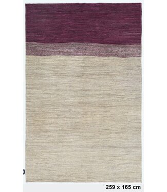 Velvet and Cream Rug 259 x 165 cm