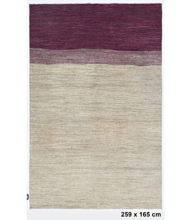 Velvet and Cream Rug 259 x 165 cm