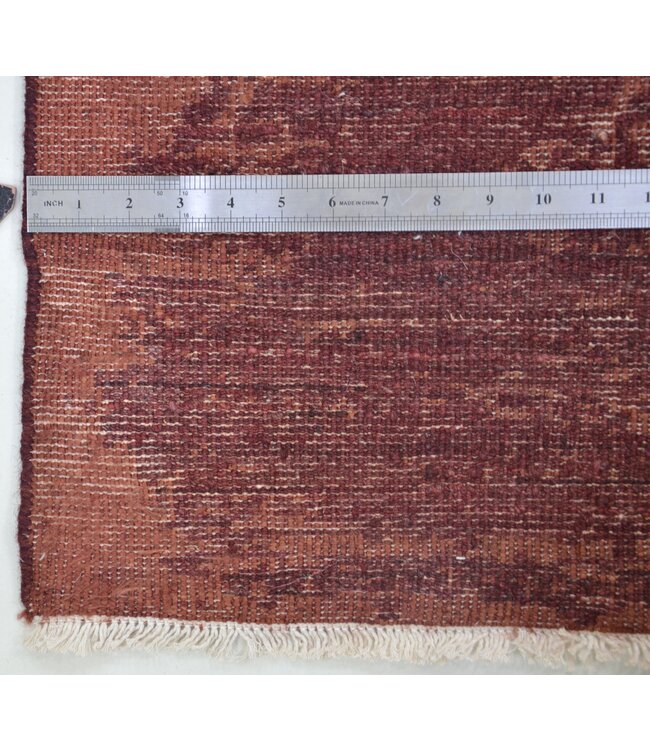 Moderner scharlachroter Teppich, 253 x 165 cm