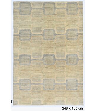 Kelimshop Einzelliger mehrfarbiger Teppich 248 x 165 cm