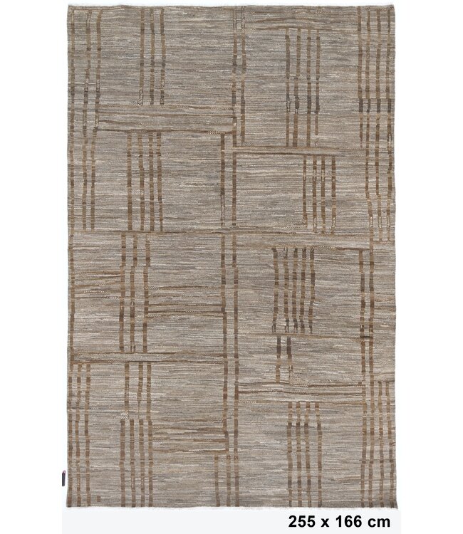 Brauner Türteppich, 255 x 166 cm