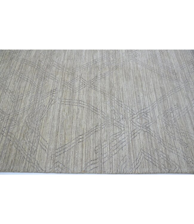 Diamant in groen vloerkleed 251 x 165 cm