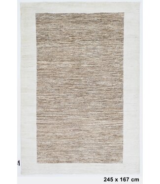 Beige Earth Rug 245 x 167 cm