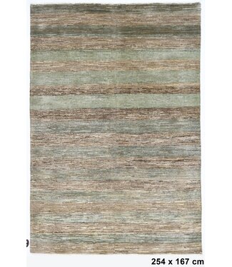 Kelimshop Antiker Hausteppich aus Holz, 254 x 167 cm