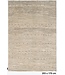 Cremefarbener gepunkteter Teppich, 253 x 170 cm