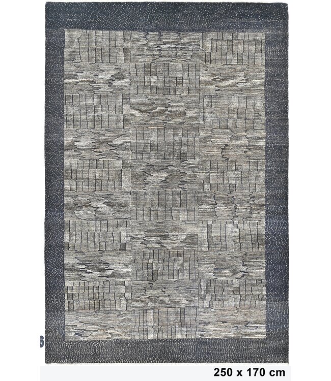 Blue Cement Rug 250 x 170 cm