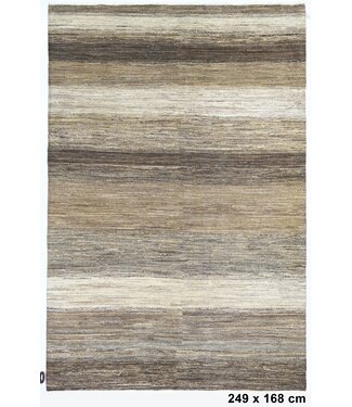 Kelimshop Grüner, verblasster Teppich, 249 x 168 cm