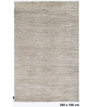 Kelimshop Bruin gestippeld vloerkleed 260 x 168 cm Kelimshop Bruin gestippeld vloerkleed 260 x 168 cm