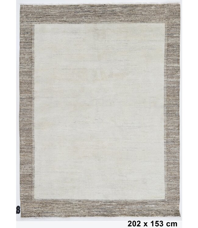 Creme Earth Rug 202 x 153 cm