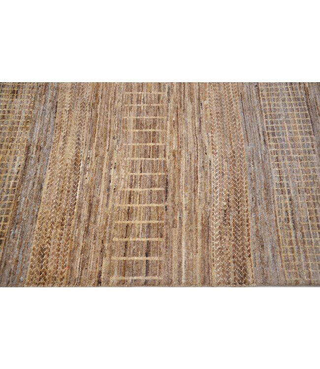 Chocolate & Matcha Stripes Rug 249 x 172 cm