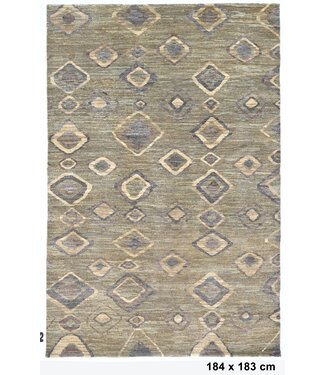 Kelimshop Diamond in Mud Lake Teppich 184 x 183 cm