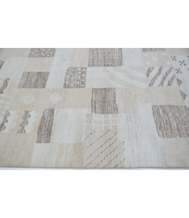 Effen abstract vloerkleed 282 x 181 cm