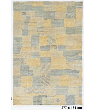 Schlichter abstrakter Teppich, 277 x 181 cm